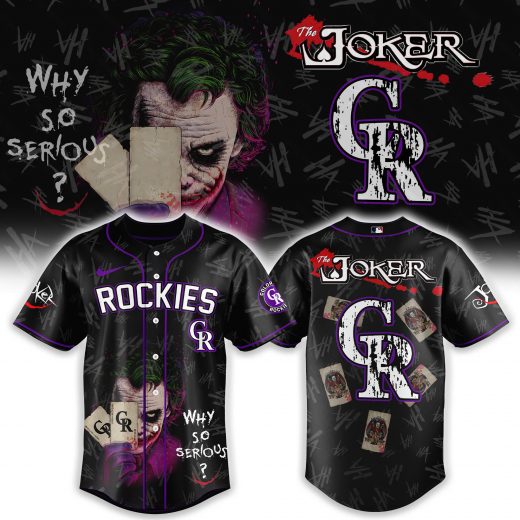 Colorado Rockies x The Joker Baseball Jersey