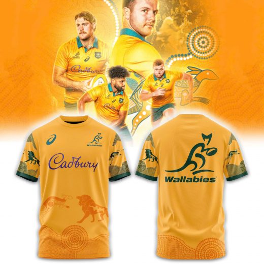 Wallabies Lions Tour Mens 2025 Home Combo Tshirt
