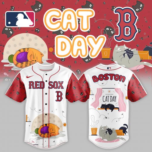 Boston Red Sox x Cat Day Baseball Jersey