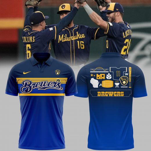 Limited Edition Milwaukee Brewers MLB Polo Shirt