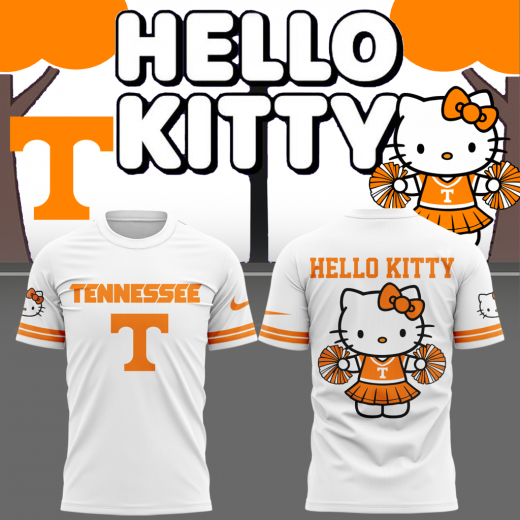 Tennessee Volunteers x Hello Kitty limited edition 2025 T-shirt