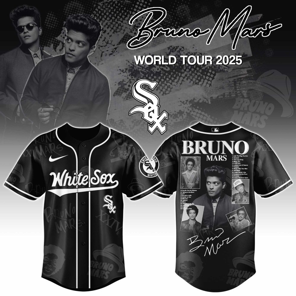 Chicago White Sox x Bruno Mars at Park MGM 2025 Jersey Editions Limited