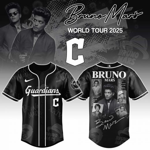 Cleveland Guardians x Bruno Mars at Park MGM 2025 Jersey Editions Limited