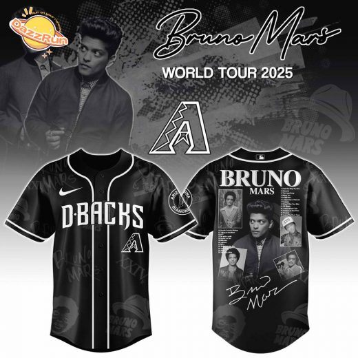 Arizona Diamondbacks x Bruno Mars at Park MGM 2025 Jersey Editions Limited