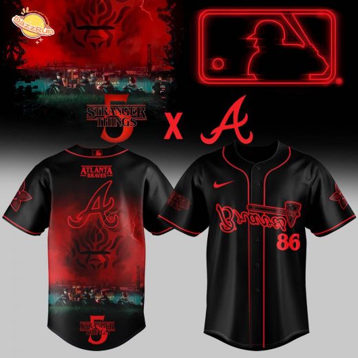 Atlanta Braves _ Stranger Things Jersey 2025