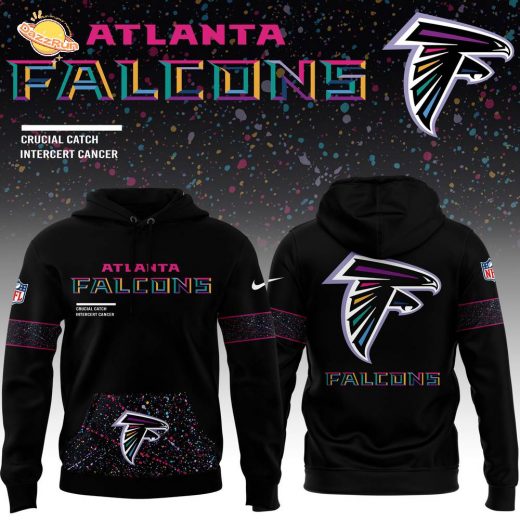 Atlanta Falcons Nike Black 2025 NFL Crucial Catch Limited Edition Hoodie