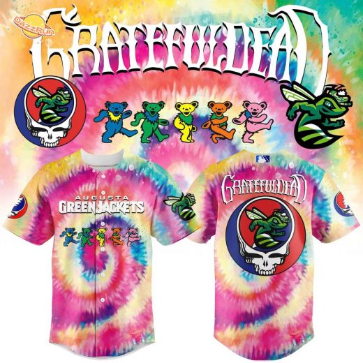 Augusta GreenJackets x Grateful Dead Baseball Jersey