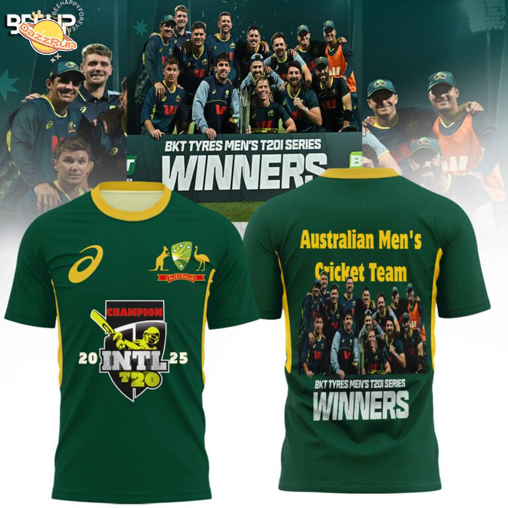 Australian Men’s Cricket – Winner T201 Series Shirt Australian Men’s Cricket – Winner T201 Series Shirt