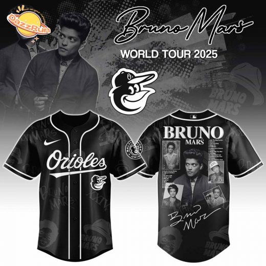 Baltimore Orioles x Bruno Mars at Park MGM 2025 Jersey Editions Limited