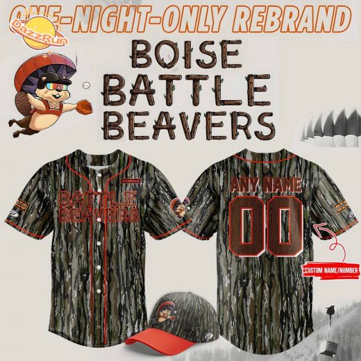 Baseball Jersey Boise Battle Beavers 2025