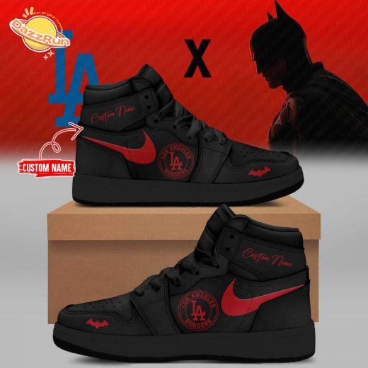 Batman x Dodgers Limited Edition AJ1 Custom Name Shoes