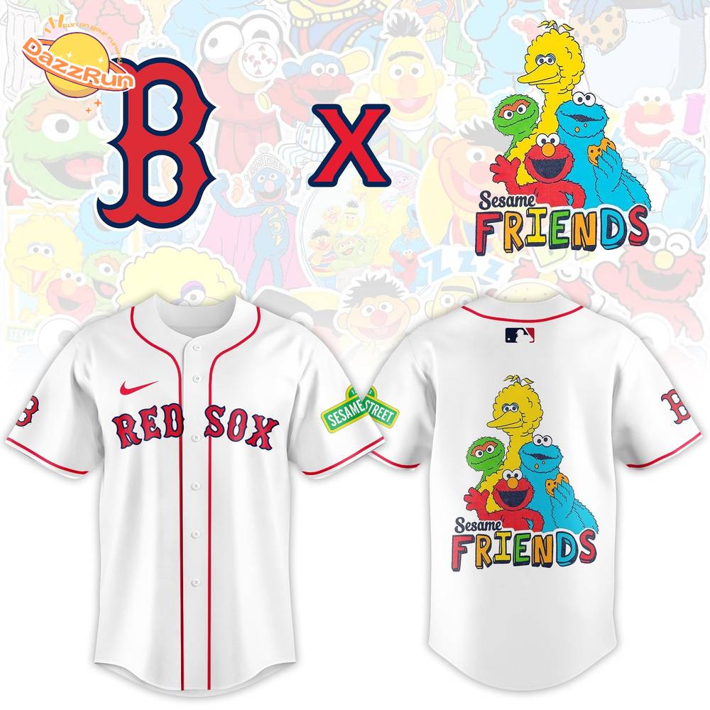Boston Red Sox 2025 Sesame Street Night Limited Jersey Boston Red Sox 2025 Sesame Street Night Limited Jersey