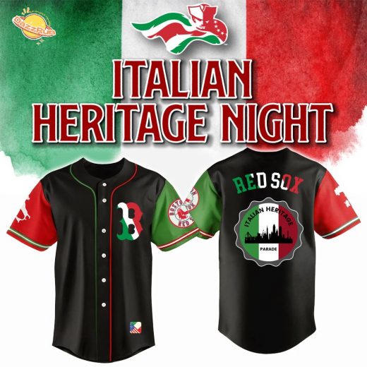 Boston Red Sox x Italian-American Heritage Month Edition-3D Baseball Jersey