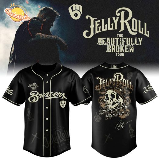 Brewers x Jelly Roll Baseball Jersey 2025 Limited Edition
