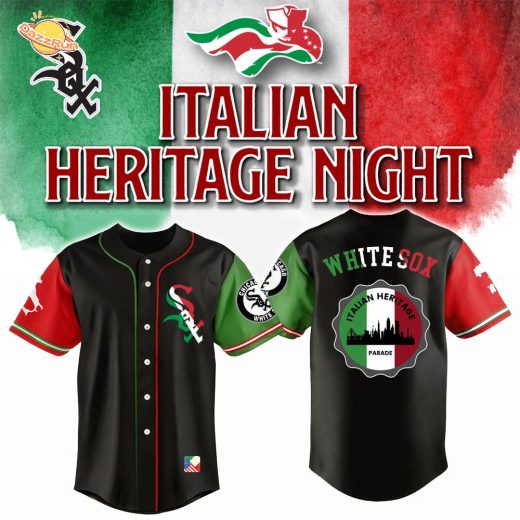 Chicago White Sox x Italian-American Heritage Month Edition-3D Baseball Jersey