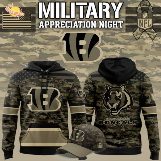 Cincinnati Bengals x Military Appreciation Special Hoodie