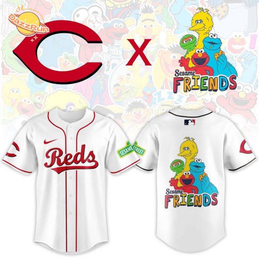 Cincinnati Reds 2025 Sesame Street Night Limited Jersey