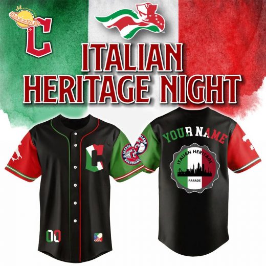 Cleverland Guardian x Italian-American Heritage Month Edition-3D Baseball Jersey