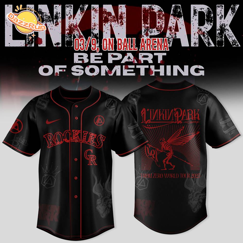 Colorado Rockies x LINKIN PARK: From Zero World Tour 2025 Jersey Colorado Rockies x LINKIN PARK: From Zero World Tour 2025 Jersey