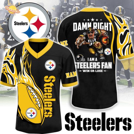 Damn Right I’m a Pittsburgh Steelers Fan Jersey
