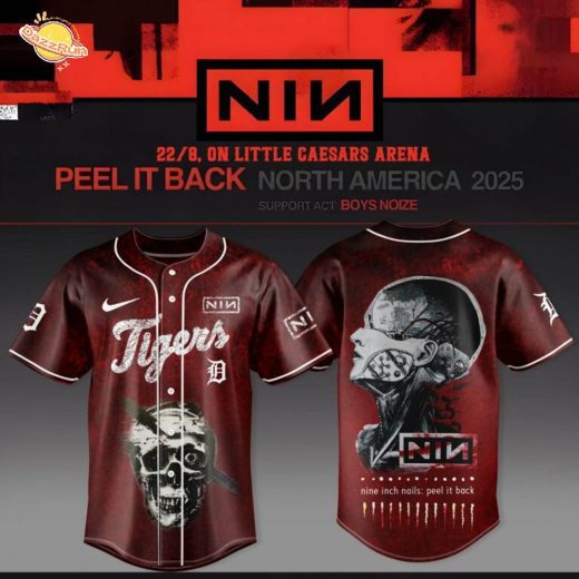 Detroit Tigers X Nine Inch Nails – Peel It Back Tour 2025 Limited Merch