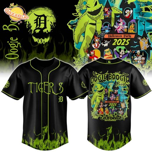 Detroit Tigers x Oogie Boogie Bash 2025 Halloween Baseball Jersey Editions Limited