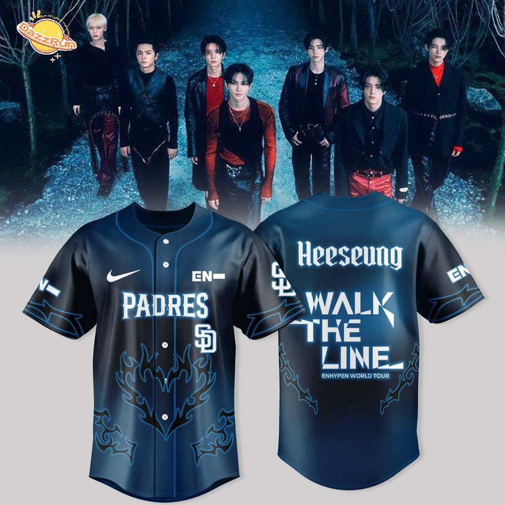 ENHYPEN “Walk The Line” Jersey – San Diego Padres ENHYPEN “Walk The Line” Jersey – San Diego Padres
