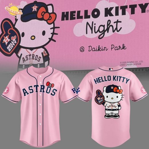 Hello Kitty Night x Houston Astros limited edition 2025 Jersey