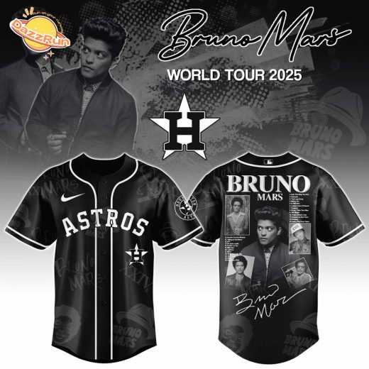 Houston Astros x Bruno Mars at Park MGM 2025 Jersey Editions Limited