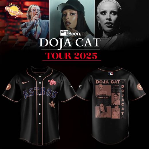 Houston Astros x Doja Cat Tour 2025 Baseball Jersey