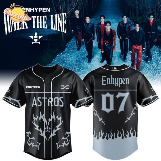 Houston Astros x Enhypen Walk The Line Tour 2025 Jersey Editions Limited