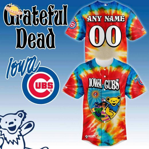 Iowa Cubs 2025 Grateful Dead Night Jerseys