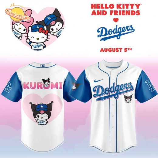 LA Dodgers _ Hello Kitty Night Blue Kuromi Jersey 2025