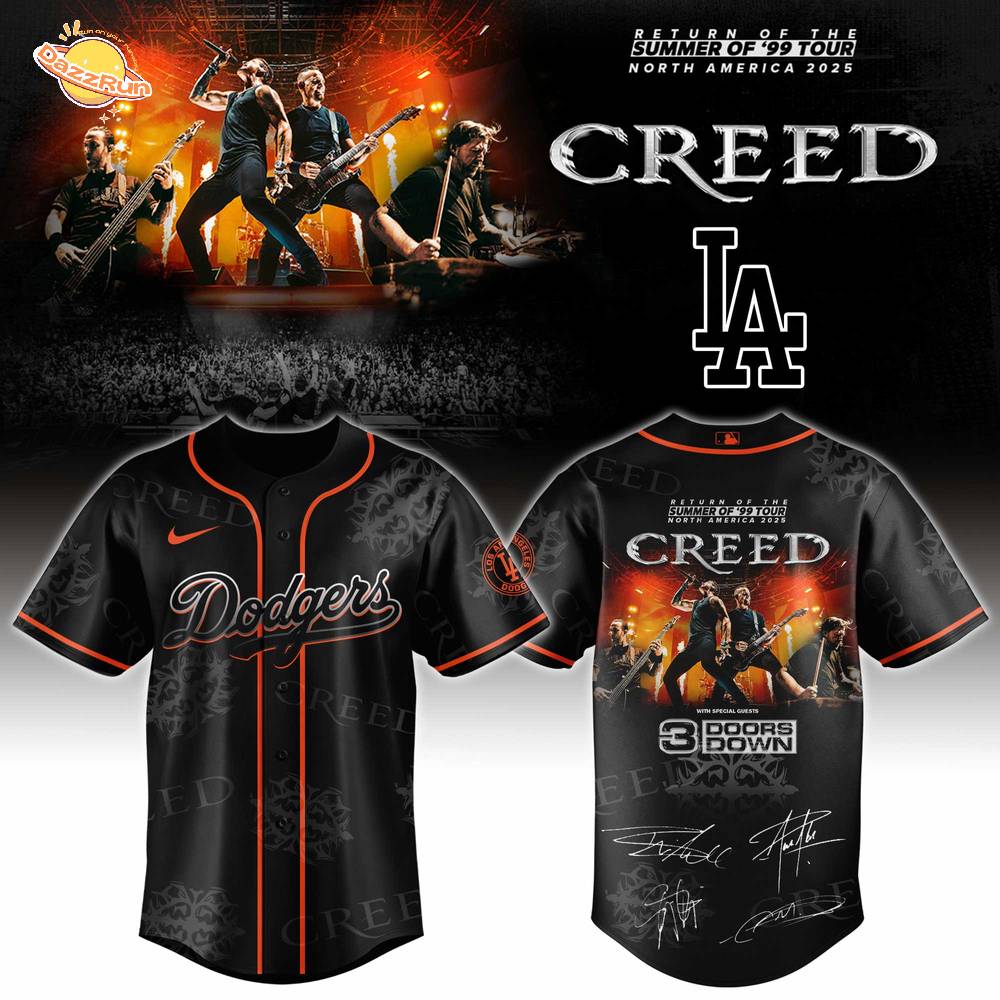 LA Dodgers x Creed Limited Edition Jersey 2025 LA Dodgers x Creed Limited Edition Jersey 2025
