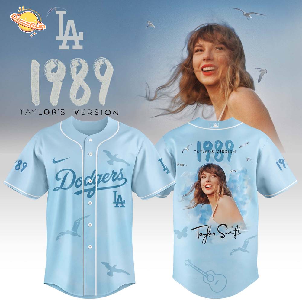 LA Dodgers x Taylor Swift 1989 Limited Edition Jersey 2025 LA Dodgers x Taylor Swift 1989 Limited Edition Jersey 2025