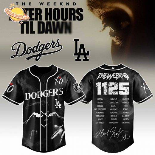 LA Dodgers x The Weeknd After Hours Til Dawn 2025 Tour Jersey Limited Edition