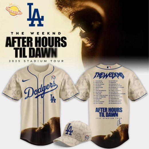 LA Dodgers x The Weeknd After Hours Til Dawn Limited Edition Jersey