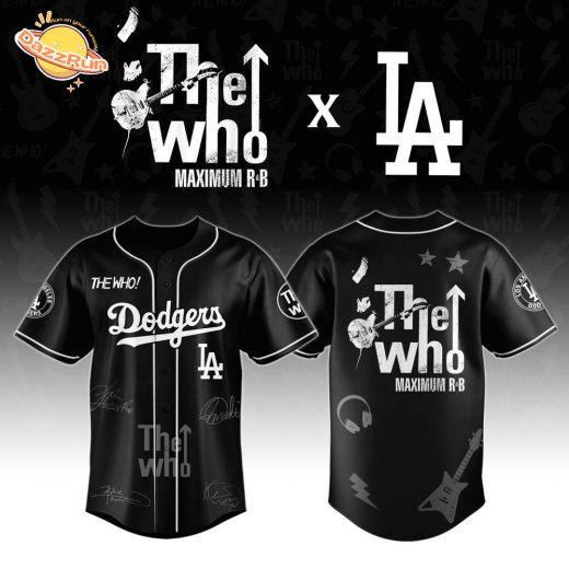 LA Dodgers x The Who ” The Song Is Over ” North American Farewell Tour Jersey