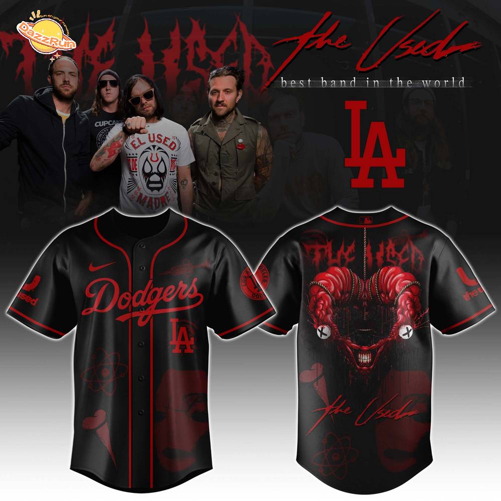 LAD xThe Used 25th Anniversary Tour Jersey Limited Edition LAD xThe Used 25th Anniversary Tour Jersey Limited Edition