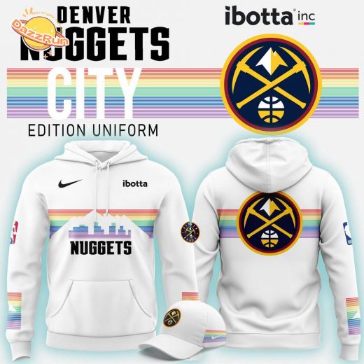 Limited Edition 2025 Denver Nuggets City Hoodie White