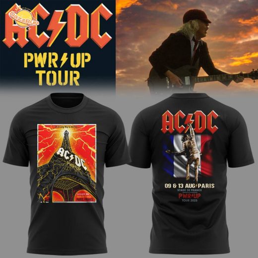 Limited Edition AC/DC PWR UP Tour At Paris Shirt