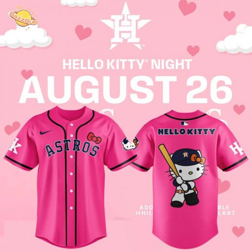 Limited Edition Astros x Hello Kitty Night Jersey