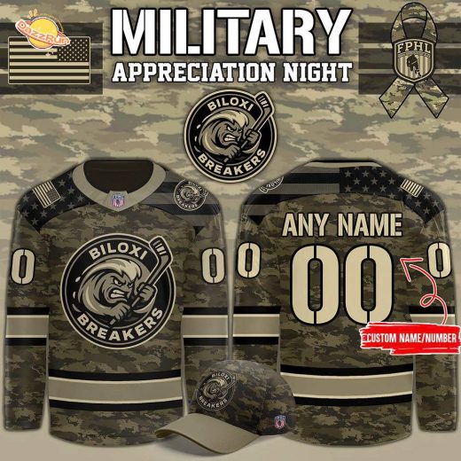 Limited Edition Biloxi Breakers x Military Night 2025