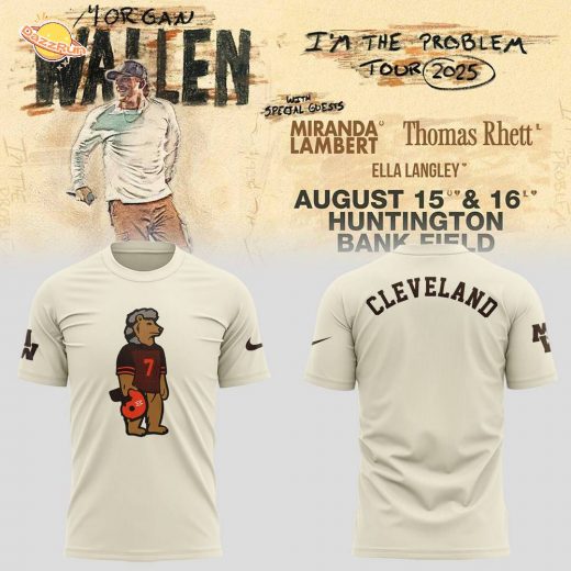 Limited Edition Browns x Morgan Wallen 2025 TShirt