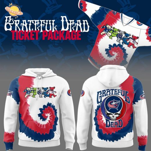 Limited Edition Columbus Blue Jackets x Grateful Dead Night Hoodie