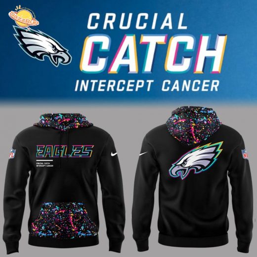 Limited Edition Eagles 2025 Crucial Catch Hoodie