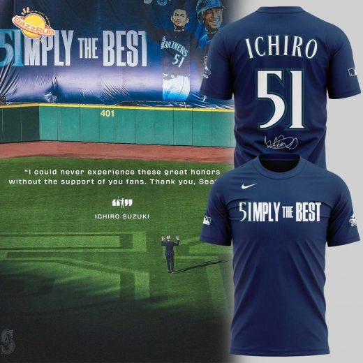 Limited Edition Mariners Ichiro Suzuki 2025 T-Shirt