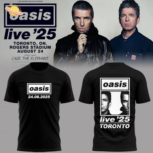 Limited Edition Oasis Live 25 At Toronto Shirt