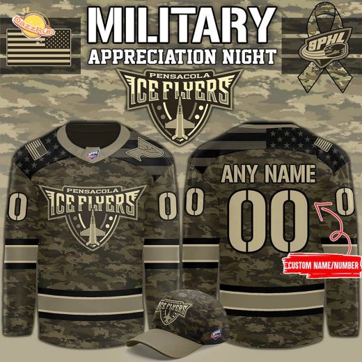Limited Edition Pensacola Ice Flyers x Military Night 2025