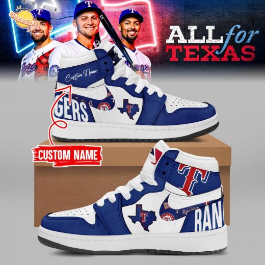 Limited Edition Rangers AJ1 New Shoes Custom Name